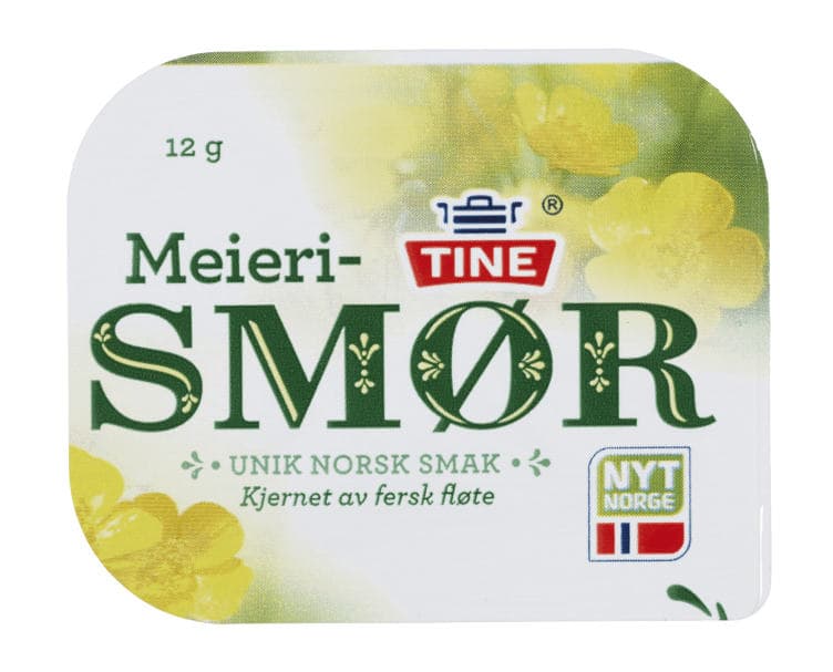 Meierismør Kuvert 12g 200stk Tine