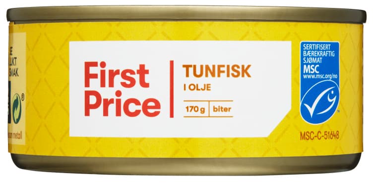 Tunfisk i Olje 170g Msc First Price