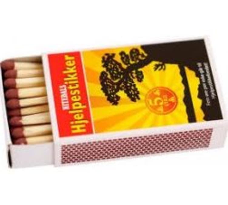 Fyrstikk Nitedal pr stykk