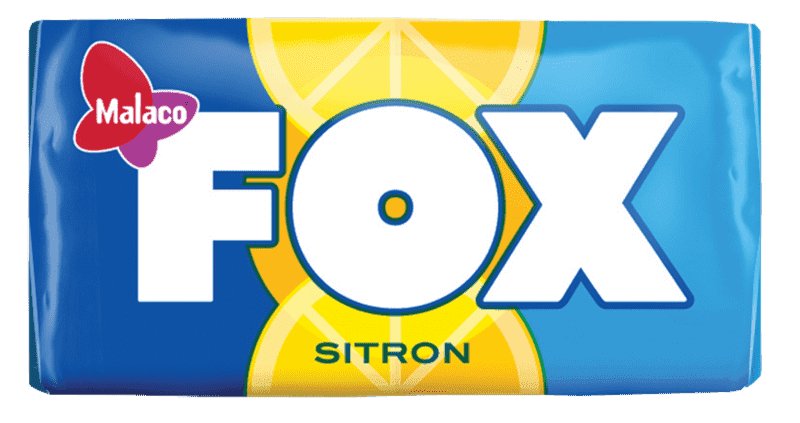 Fox Karamell Sitron 2bit 14,5g Malaco