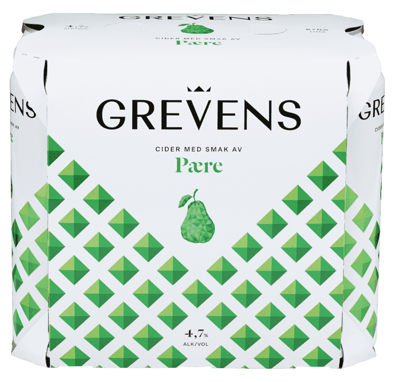 Grevens Cider Pære 0,5lx6 boks