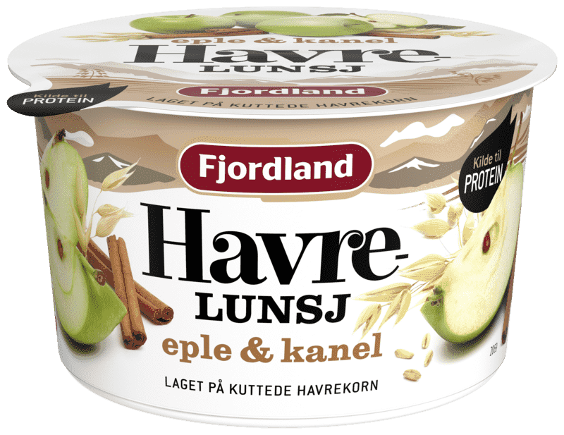Havrelunsj Eple&Kanel 150g Fjordland