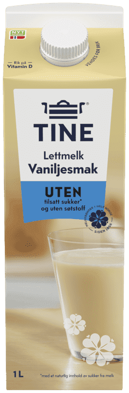 Melk m/Vanilje 1l Tine