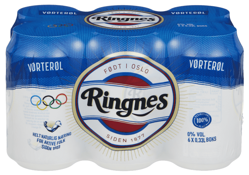 Ringnes Vørterøl 0,33lx6 boks