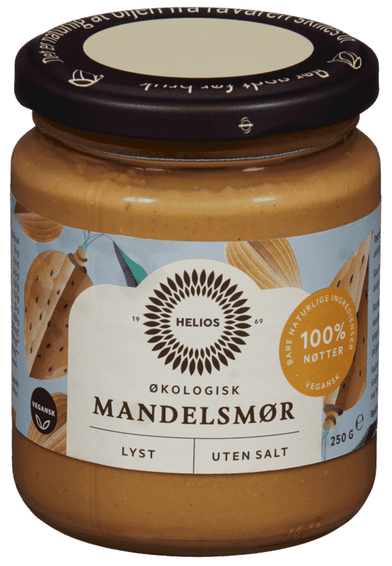 Mandelsmør Lyst Økologisk 250g Helios