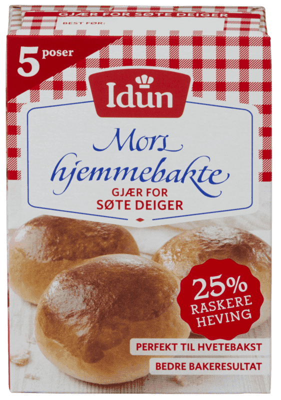 Tørrgjær Søt Deig 5pk Mors Hjemmebakte Idun