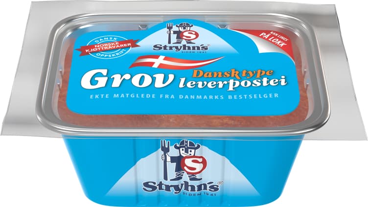 DANSK GROV POSTEI Stryhns 190 g