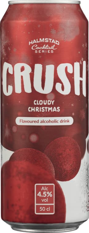 Halmstad Crush Cloudy Christmas 0,5l boks