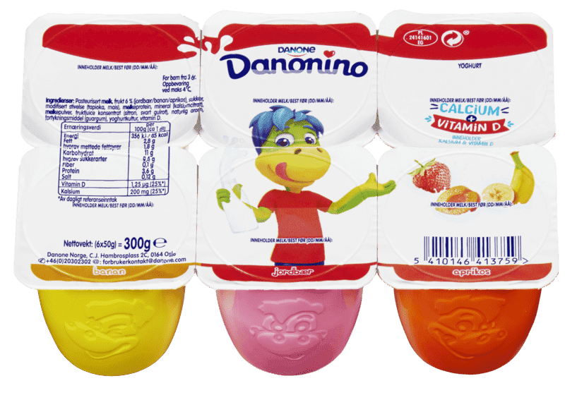 Danonino Yoghurt Mix No1 6x50g