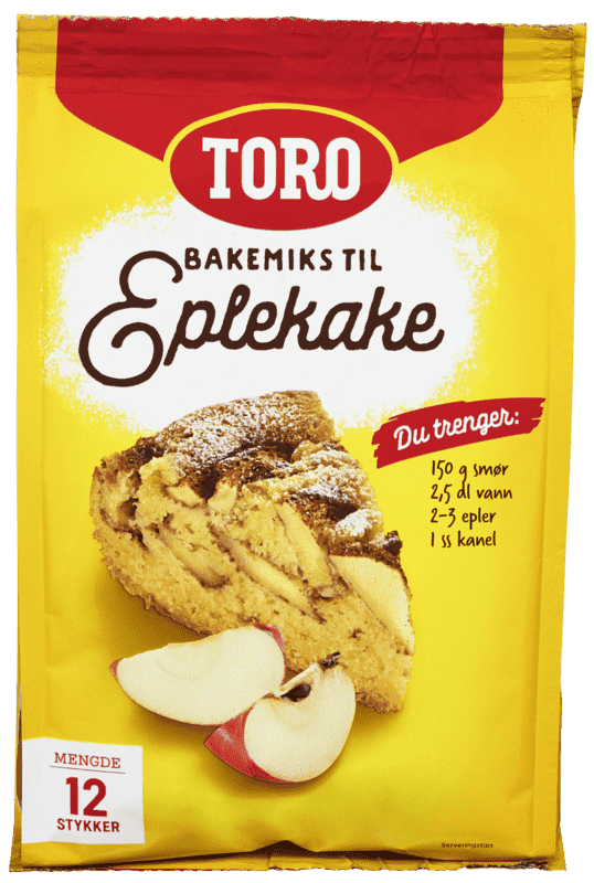 Eplekake Mix 384g Toro