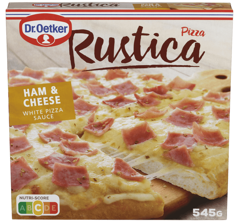 Rustica Pizza Ham&Cheese 545g Dr.Oetker