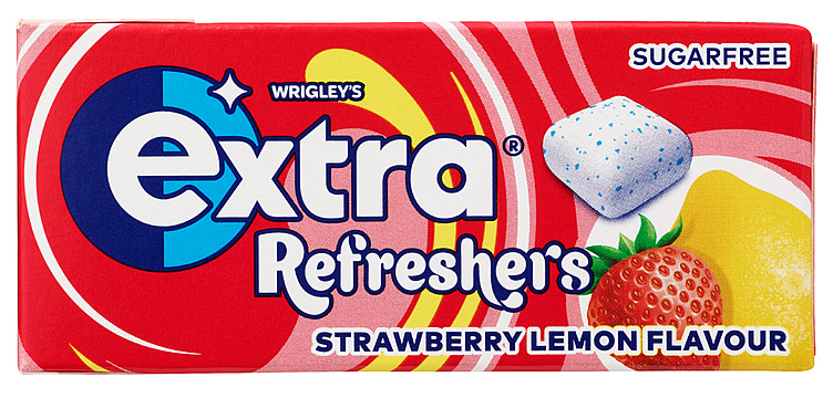 Extra Refreshers Strawberry&Lemon 16g 8stk
