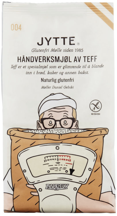 Jyttemel Teff glutenfri 400g Holmen Crisp