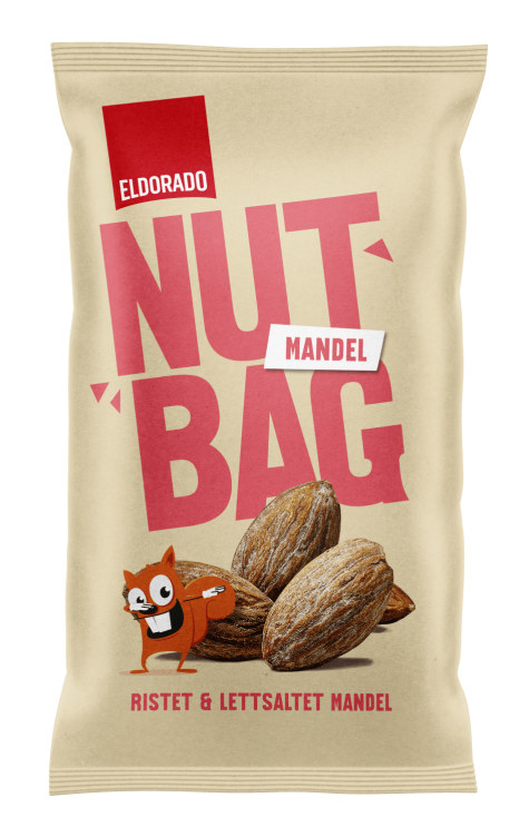 MANDLER Tørristet&lettsaltet 50g eldo