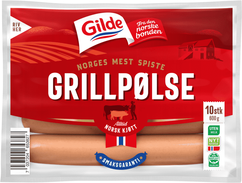 Grillpølse 600g Gilde