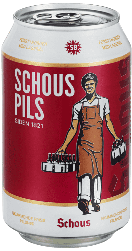 Schous Pilsner 0,33l boks