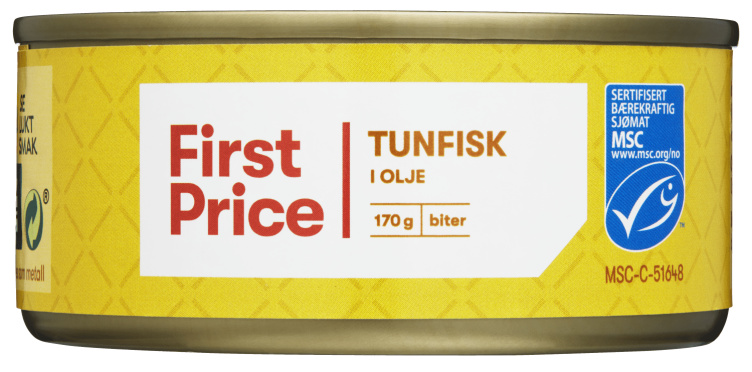 Tunfisk i Olje 170g Msc First Price
