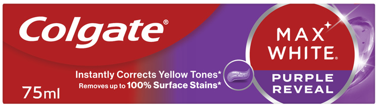 Colgate Tannkrem Max White Purple 75ml